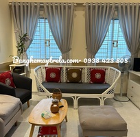 3 Ghế sofa mây caro