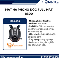 Mặt Nạ Phòng Độc Full Mặt ECO3D 8800   Lựa Chọn Đạt Chuẩn An Toàn Quốc Tế