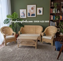 1 Sofa salon mây đan kín