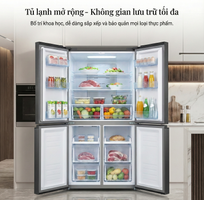 1 Tủ lạnh Sharp 4 cánh Inverter 466 lít Fxp560v-mg, fxp560v-rd, fxp560vg-bk