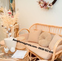 Ghế sofa mây tay cuộn giá rẻ