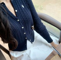 2 Áo Cardigan Dài Tay Nữ   Ruffle Knit Cardi