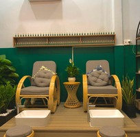 Ghế mây tre đan cho nail, spa
