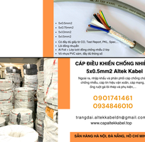 Cáp điều khiển RVVP/ CXV- SC 5x0.5 Altek Kabel sẵn Đà Nẵng, Hà Nội