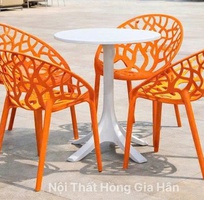 Bàn ghế nhựa sân vườn HGH