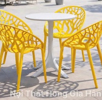 1 Bàn ghế nhựa sân vườn HGH