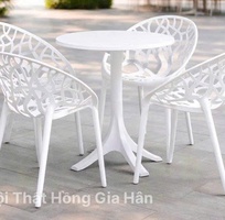 3 Bàn ghế nhựa sân vườn HGH