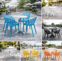 4 Bàn ghế nhựa sân vườn HGH