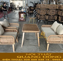 1 Bộ sofa giả mây sân vườn QD - 749 giải pháp nội thất ngoài trời sang trọng và bền đẹp