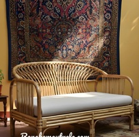 Sofa mây tre đan hiện đại phòng khách