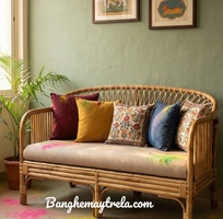 1 Sofa mây tre đan hiện đại phòng khách