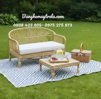 4 Sofa mây tre đan hiện đại phòng khách