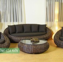 Sofa nhựa giả mây HGH