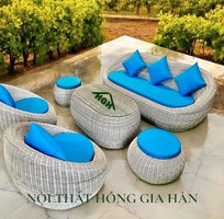 4 Sofa nhựa giả mây HGH