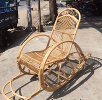Ghế thư giãn bập bênh mây tre