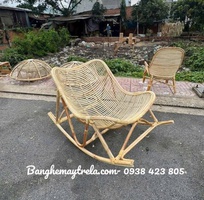 2 Ghế thư giãn bập bênh mây tre