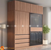 Tủ Quần Áo Cửa Lùa Gỗ MDF Thiết Kế Độc Đáo Phá Cách