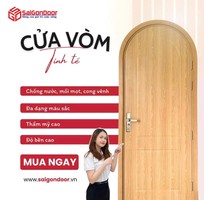 1 Cửa vòm nhựa gỗ composite