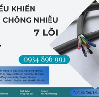 1 Cáp Tín Hiệu 7 Lõi Không Chống Nhiễu Cho Tủ Điện   Sẵn Kho TP.HCM, Bình Dương, Đồng Nai, Long An