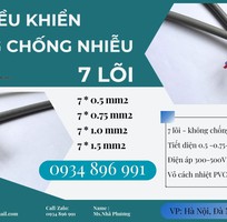 2 Cáp Tín Hiệu 7 Lõi Không Chống Nhiễu Cho Tủ Điện   Sẵn Kho TP.HCM, Bình Dương, Đồng Nai, Long An