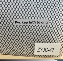 1 Pvc kẹp lưới sợi polyester - pvc lưới lục giác màu đen
