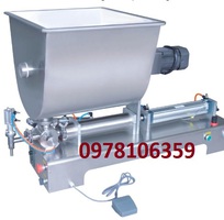 3 Máy chiết rót sate/tương ớt, máy chiết dịch sệt 2 vòi chiết