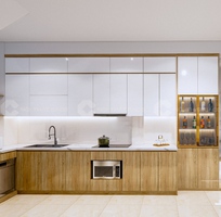 1 Tủ Quần Áo Gỗ Công Nghiệp MDF Phủ Melamine Chữ L Có Bàn Phấn