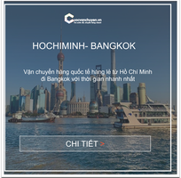 Giá Cước Vận Tải Hàng Lẻ Từ Hồ Chí Minh Đi Bangkok, Thailand