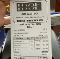 1 MÁY TÍNH TIỀN   PHẦN MỀM CHO SPA   SALON TÓC‍♀: ..