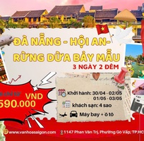 Đà Nẵng - Hội An -  Rừng dừa Bảy Mẫu LỄ 30/4