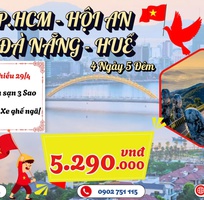 Hành Trình Di Sản: Hội An - Đà Nẵng - Huế 4N5D Lễ 30.4