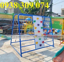 1 Thang leo dây trẻ em bằng sắt AD,thang leo vận động mầm non