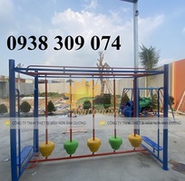 5 Thang leo dây trẻ em bằng sắt AD,thang leo vận động mầm non