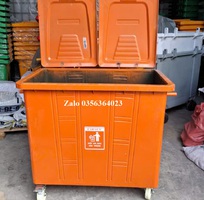 Thùng rác thép 660 lit