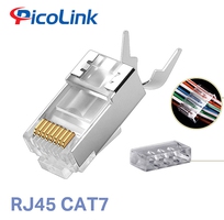 5  Hạt mạng / Đầu bấm mạng Cat 7 FTP PicoLink PL-1910607 bấm cho cáp cat7