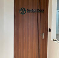 1 Cửa thép vân gỗ 1 cánh