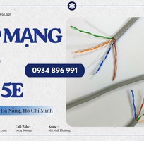 Cáp Mạng UTP Cat5e Không Chống Nhiễu 24AWG   Có Sẵn Đà Nẵng, Hà Nội, TP.HCM