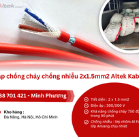 Cáp chống cháy chống nhiễu 2x1.5mm2 Altek Kabel phân phối Đà Nẵng, Quảng Ngãi