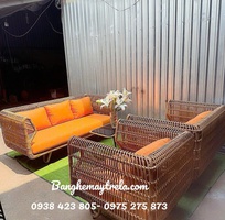 1 Bàn ghế sofa mây nhựa