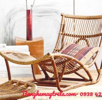 6 Ghế mây tự nhiên dáng dài