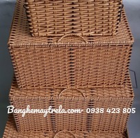 1 Giỏ mây nhựa đựng đồ