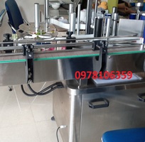1 Máy dán nhãn chai tròn tự động, máy dán tem nhãn decal