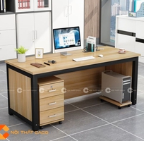 2 Bàn Làm Việc Tại Nhà Gỗ MDF Kết Hợp Hộc Kéo Thông Minh
