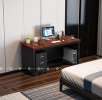 1 Bàn Làm Việc Tại Nhà Gỗ MDF Kết Hợp Hộc Kéo Thông Minh
