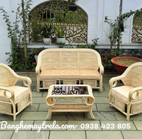 5 Bàn ghế sofa mây tự nhiên- Sofa mây tre đan