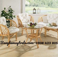 7 Bàn ghế sofa mây tự nhiên- Sofa mây tre đan