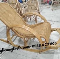 Ghế thư giãn bập bênh mây đan kín