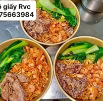 Tô giấy kraft nâu 1000ml đựng thức ăn