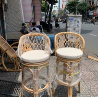 6 Ghế quầy bar mây tre đan