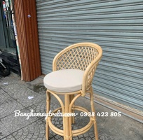 4 Ghế quầy bar mây tre đan